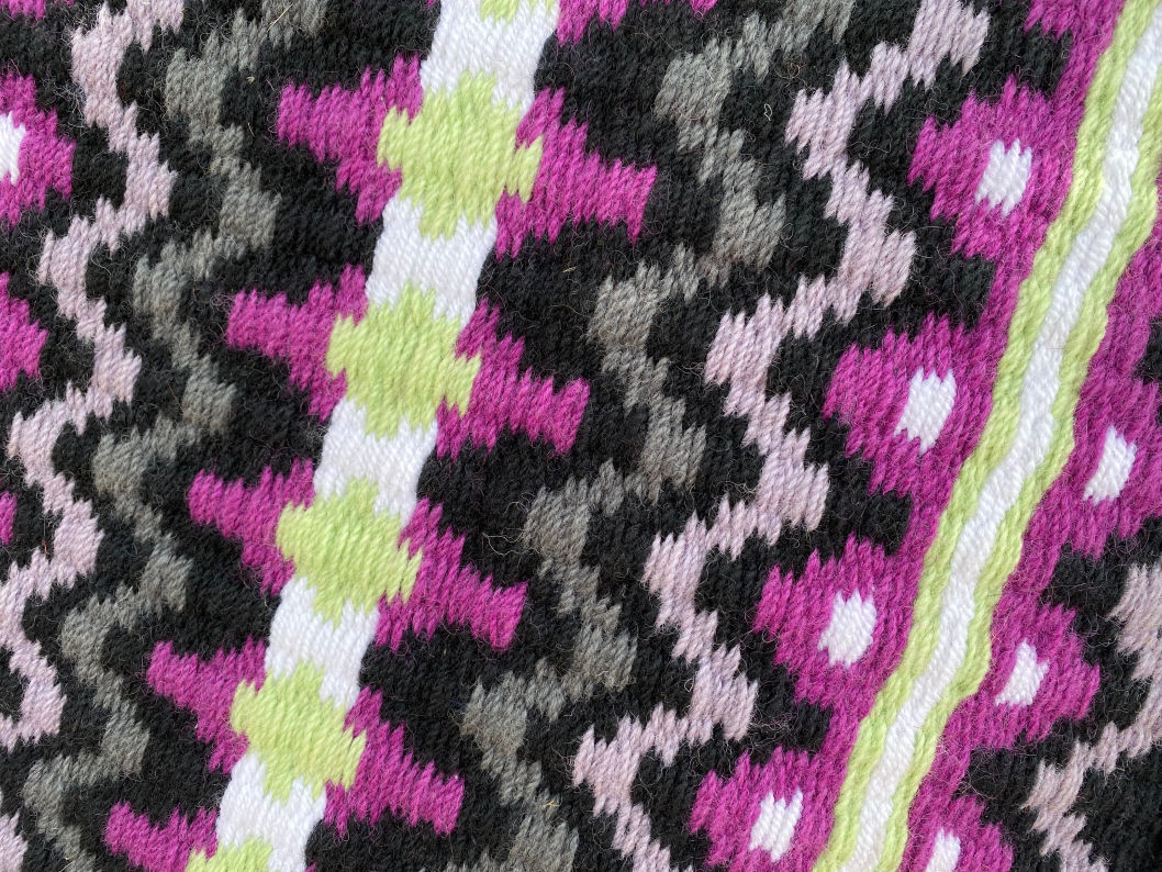 Unique Purple, Teal, White, and Black Collection 33 Design Saddle Blanket 